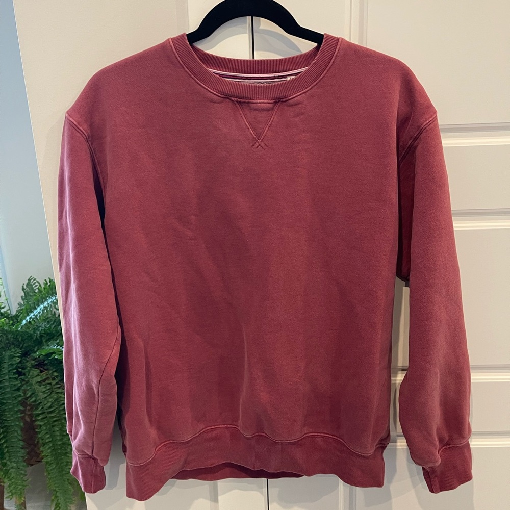 TNA Burgundy Crew Neck Sweatshirt